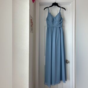 AZAZIE | dusty blue | bridesmaid’s dress